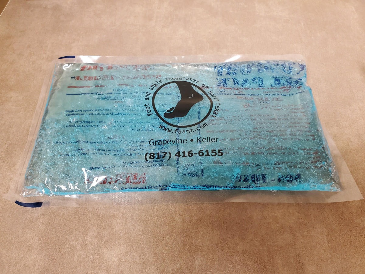 why ice behind knee after foot surgery Infrared for Health