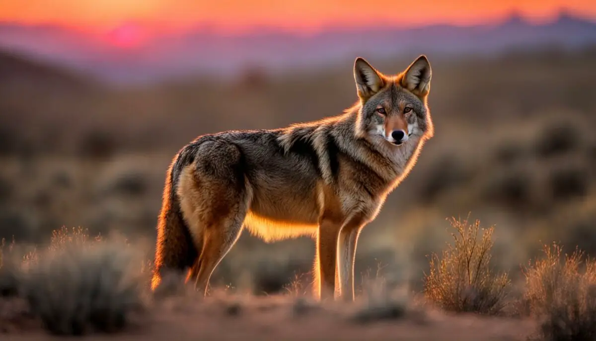 can coyotes see infrared light