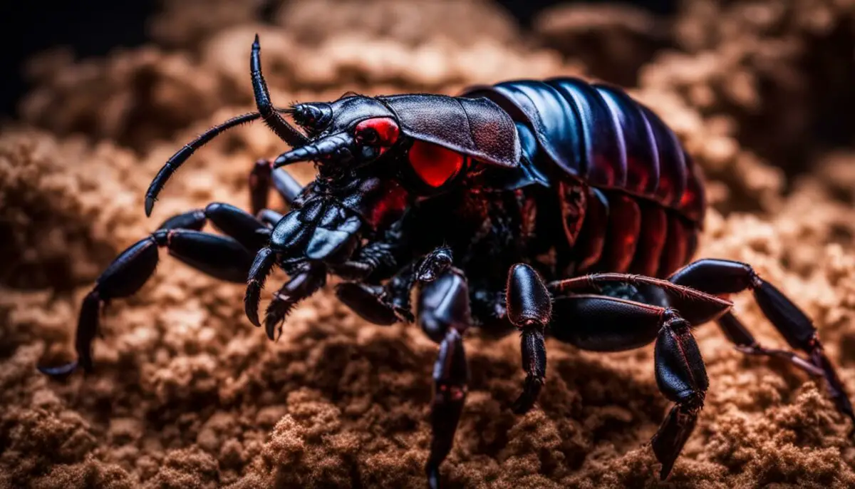 can dictator scorpions see infrared