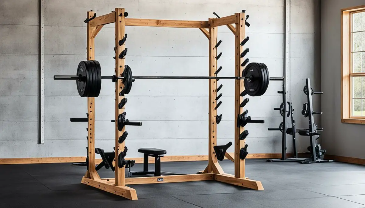 Sturdy Squat Rack Wood Designs for Home Gyms Infrared for Health